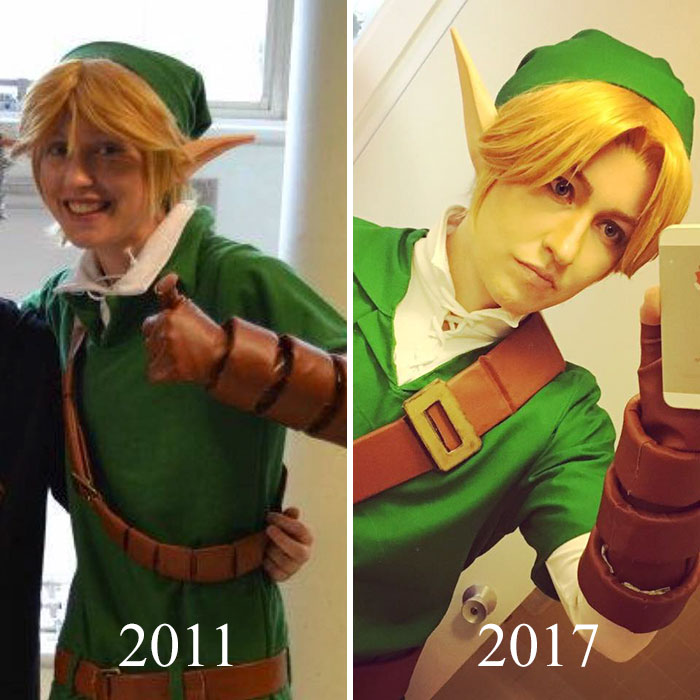 21 Cosplayers Show How They've Improved Through Years Of Cosplaying