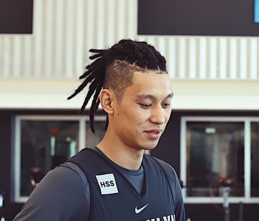 Jeremy Lin, an Asian-American NBA player on the Brooklyn Nets, recently got this haircut.