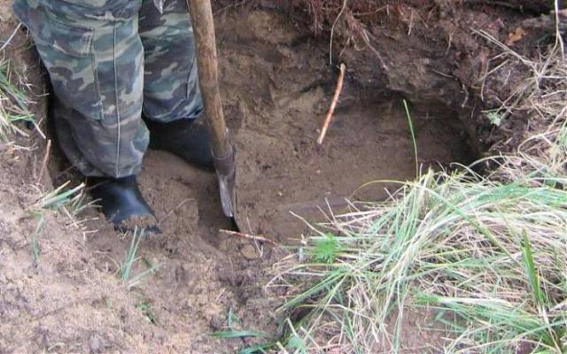 Some military guys in Russia found something weird while digging...