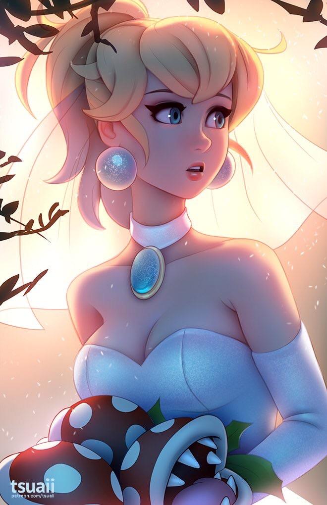 bride princess peach - tsuaii patreon.comtsuaii