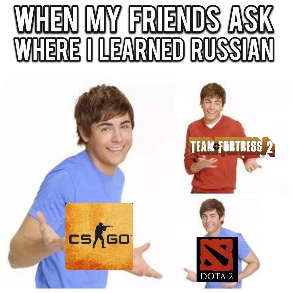ophelia hamlet meme - When My Friends Ask Where I Learned Russian Team Fortress 2 Csgo Dota 2