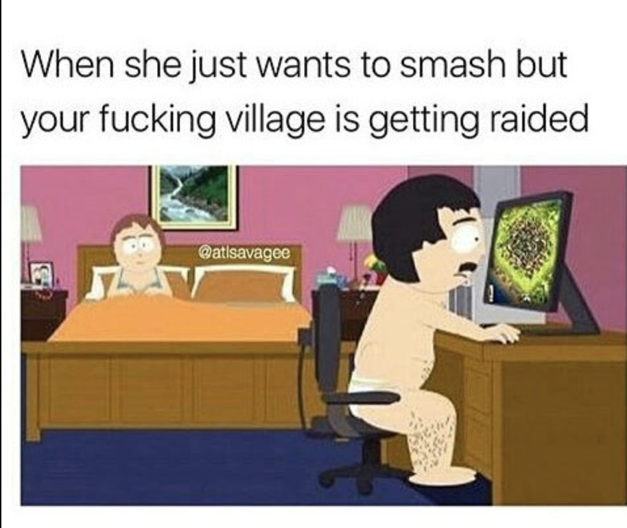 south park porn - When she just wants to smash but your fucking village is getting raided