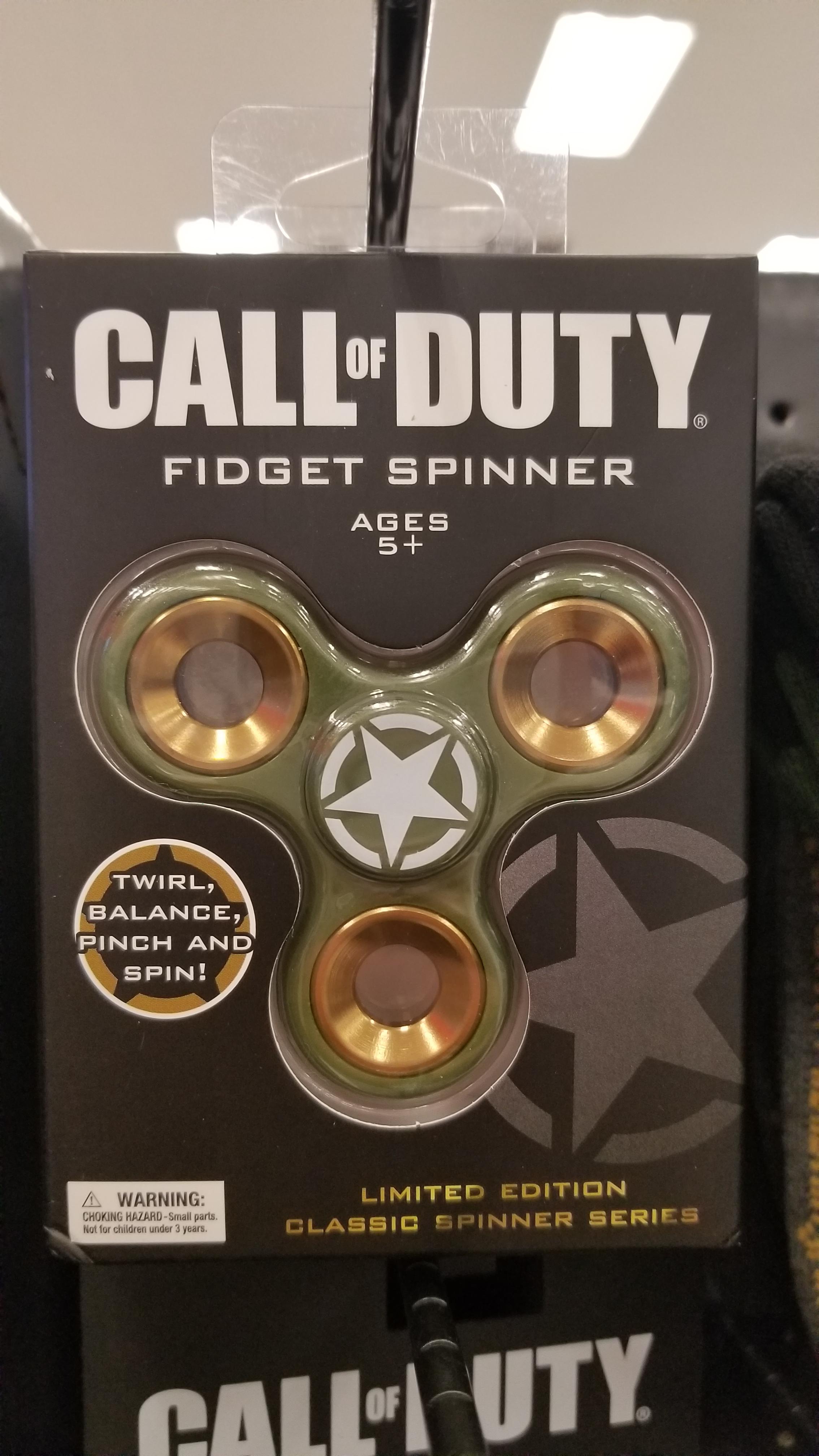 ww2 fidget spinner - Call Duty Fidget Spinner Ages Twirl, Balance, Pinch And Spin! Limited Edition Classic Pinner Series Call Uty.