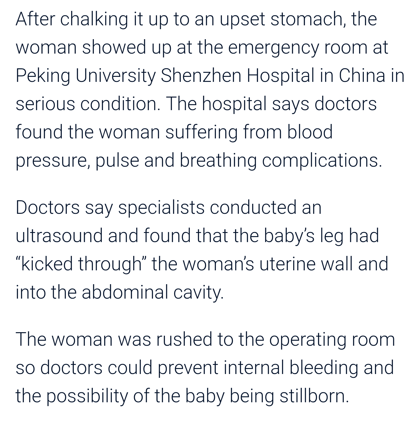 The Shocking Story Of A Mother With A Hole In Her Womb Will Make You Have Stomach Pain