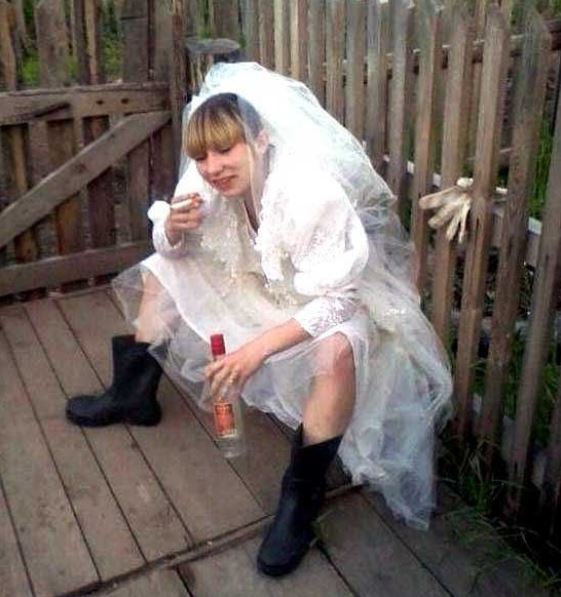 funny bride