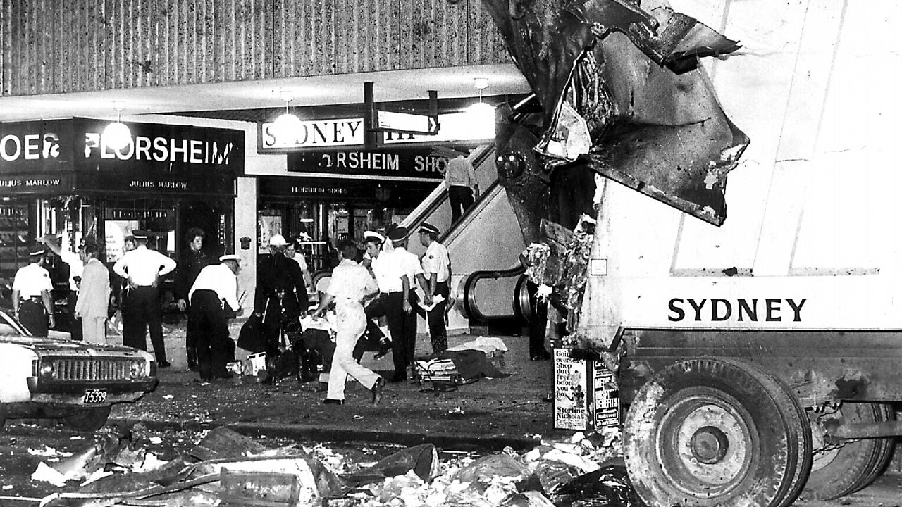This picture shows the aftermath of a bomb that exploded outside Sydney's Hilton Hotel in Sydney, Australia in 1978. The attack was completely unexpected and Australia was not know for such acts against them. This was the nation's first recorded terrorist attack, and it was actually aimed at the visiting Indian Prime Minister. The blast would kill 3 people, wounding numerous more.