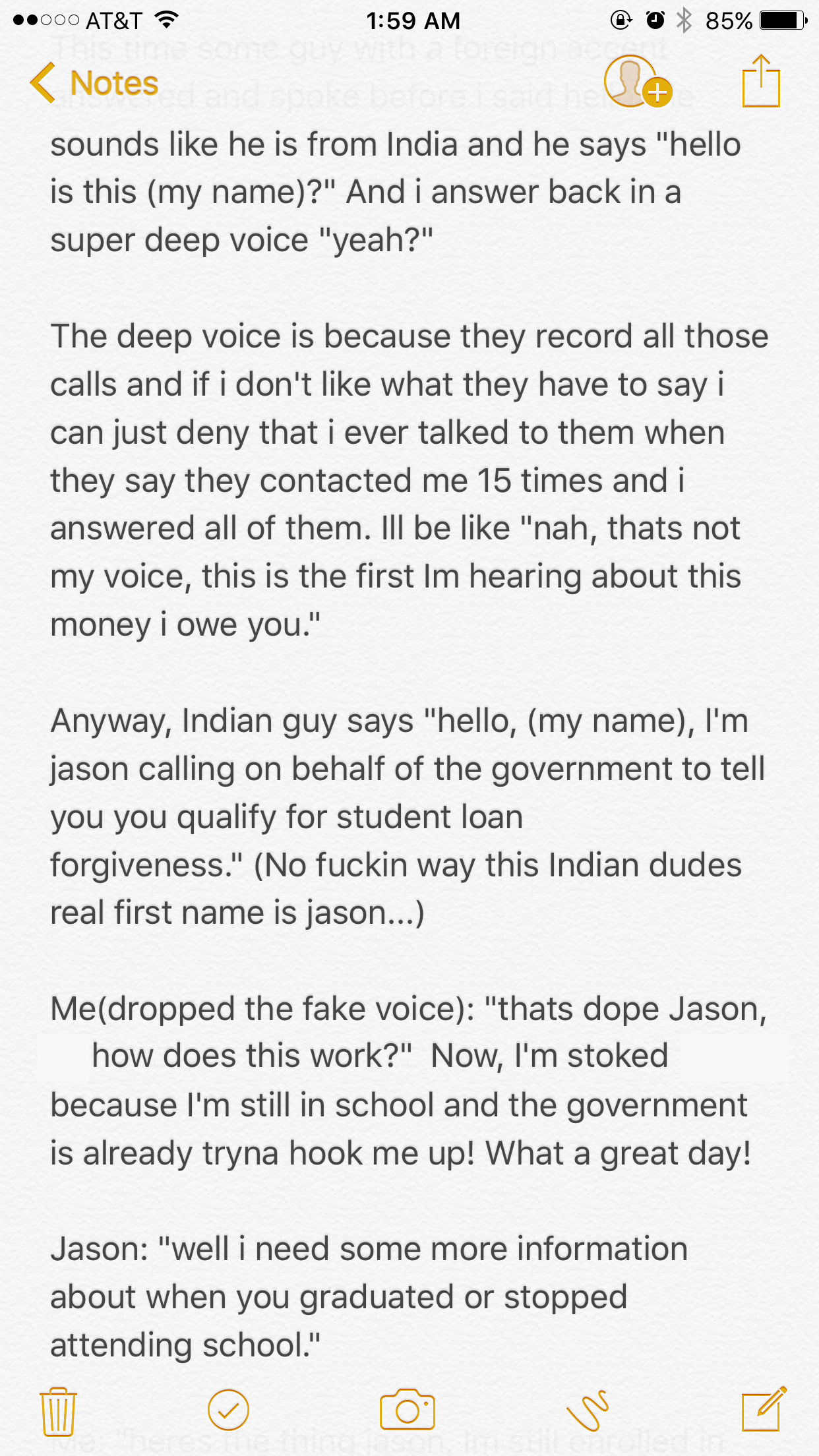 Guys Tells A Breathtaking Story About How A Telemarketer Finally Got To Him
