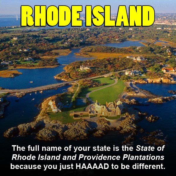 newport ri aerial view - Rhode Island The full name of your state is the State of Rhode Island and Providence Plantations because you just Haaaad to be different.