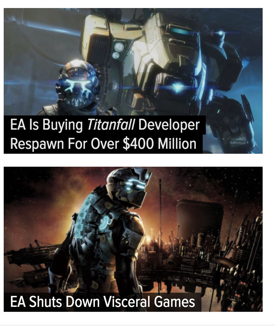 titanfall profile - Ea Is Buying Titanfall Developer Respawn For Over $400 Million 'Ea Shuts Down Visceral Games