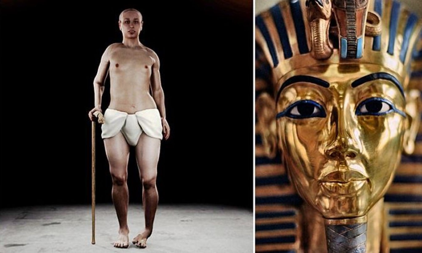 3,340 year old Egyptian Pharaoh Tutankhamun AKA "King Tut".