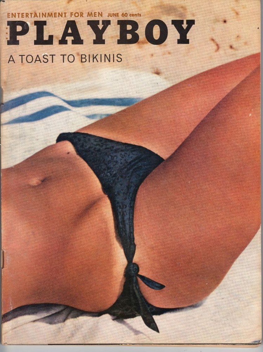 june 1960 playboy magazine cover - Entertainment For Men June 60 cents Playboy A Toast To Bikinis