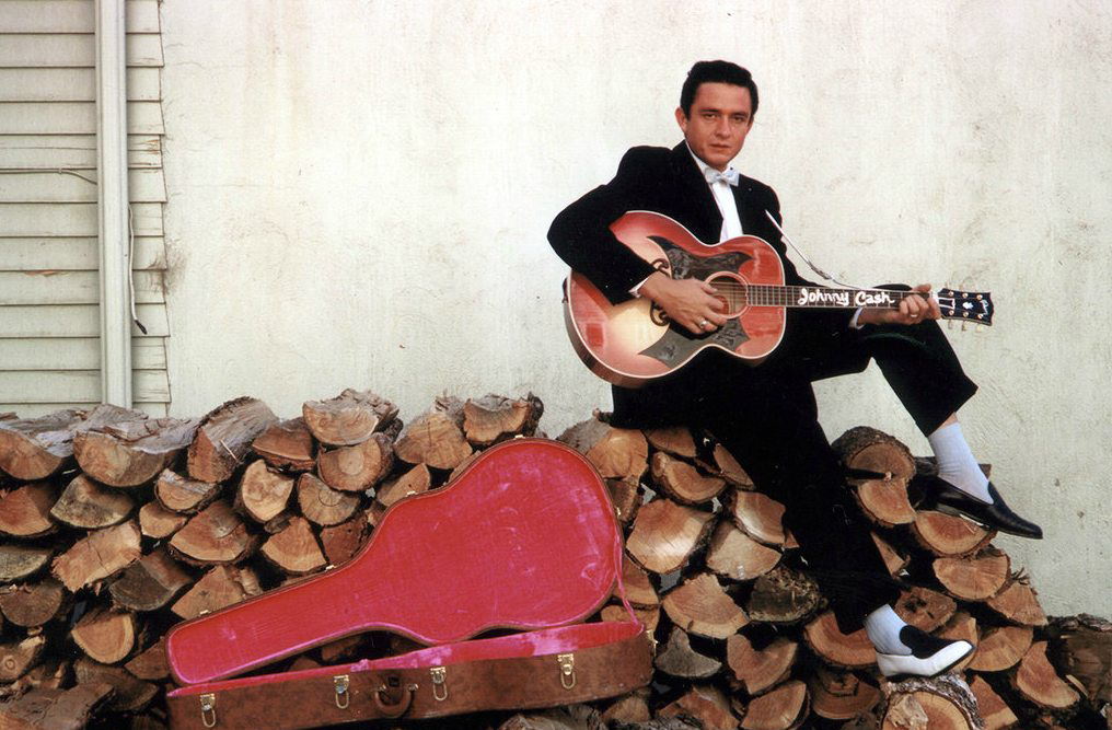 The Man in Black, Johnny Cash.