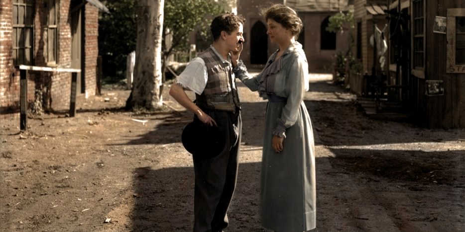 Helen Keller and Charlie Chaplin.