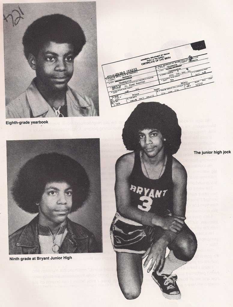 Prince before taking to wearing game blouses.