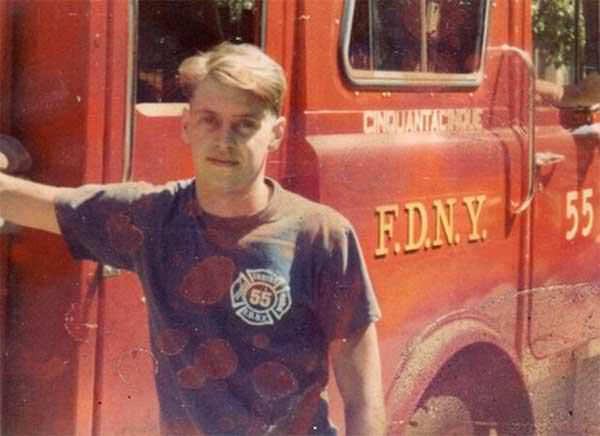 Steve Buscemi when he was a firefighter.