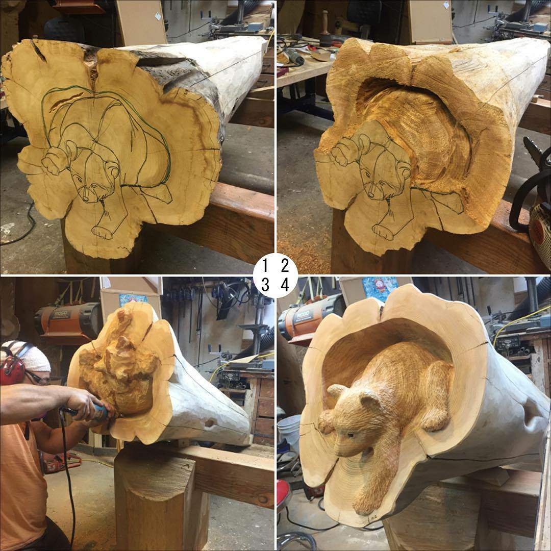 wood art wood carving
