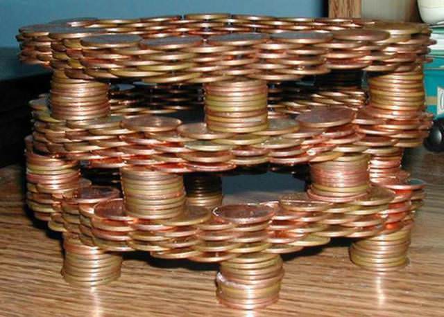 22 Oddly Satisfying Pics Of Coin Structures