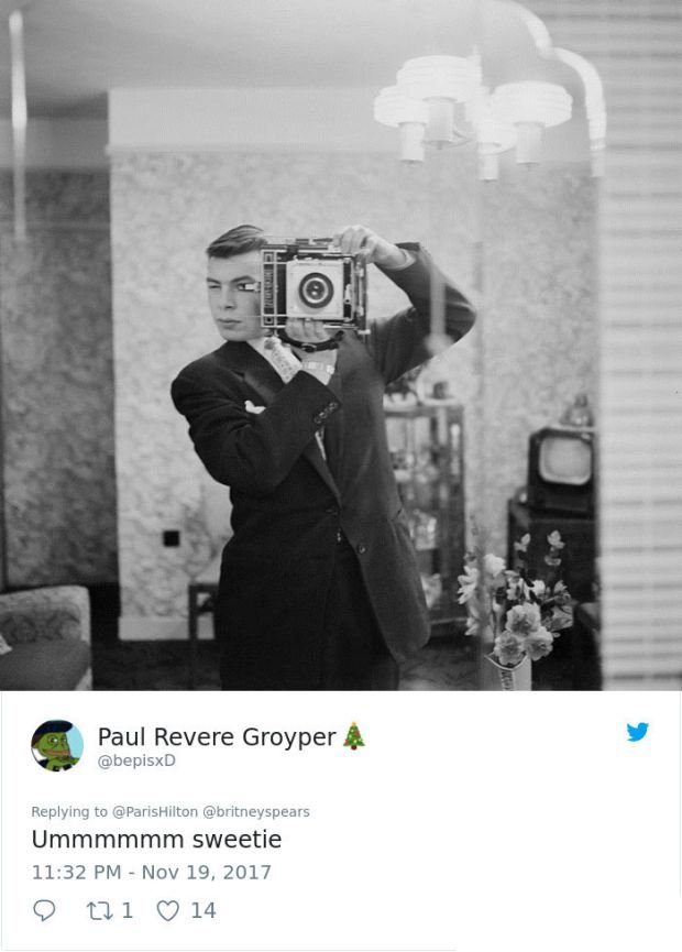 old selfies - Paul Revere Groyper 4 Hilton Ummmmmm sweetie 221 14