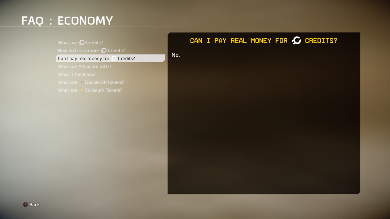 screenshot - Faq Economy Can I Pay Real Money For Credits? What we credit doleanceCredits? Can I pay real money for Credits? We Ante Git No We al Cam Ticket?