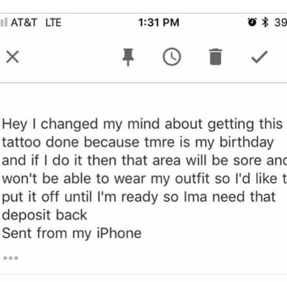 28 Examples Of Why Dealing With Clients Suck Tattoo Edition