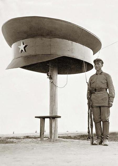 A statue in the Soviet Union, 1925.