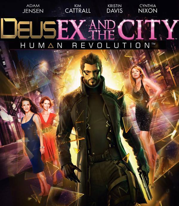 deus ex and the city - Kristin Adam Jensen Kim Cattrall Davis Cynthia Nixon Delsex Anecity Human Revolution