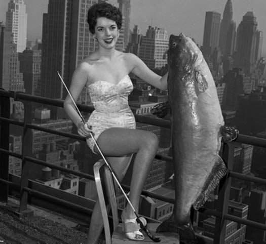 Gail Hooper, 18-year-old Miss National Catfish Queen, 1954