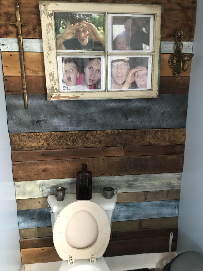 "My aunt and uncle put photos of the entire family in the toilet."