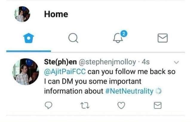 Stephen offered to give a lesson about Net Neutrality and premium media.