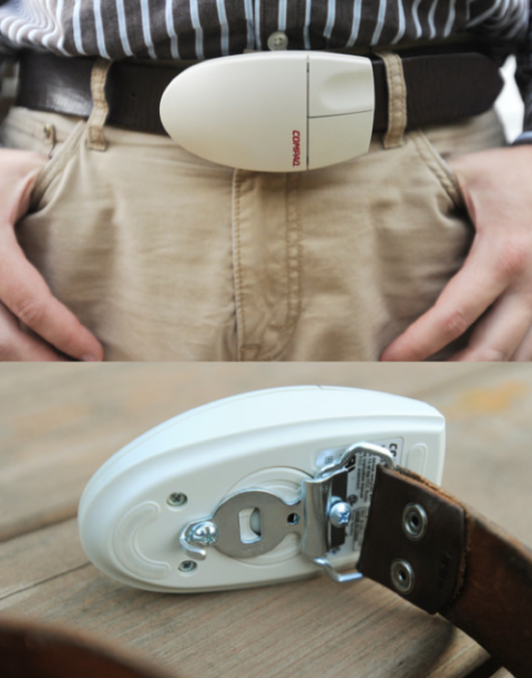 computer mouse belt buckle - Compaq