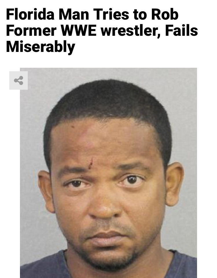 hairstyle - Florida Man Tries to Rob Former Wwe wrestler, Fails Miserably