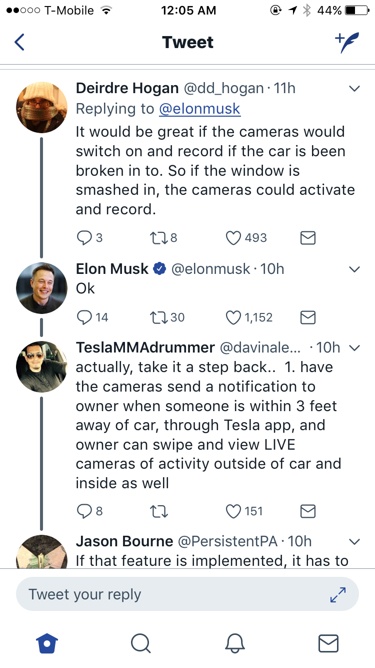 Elon Musk Is Taking Suggestions For Improvements On The Teslas