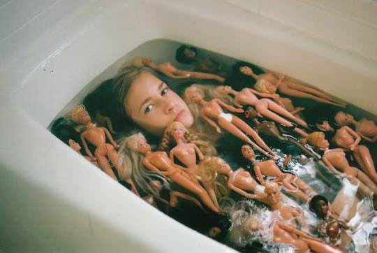 barbie doll bath