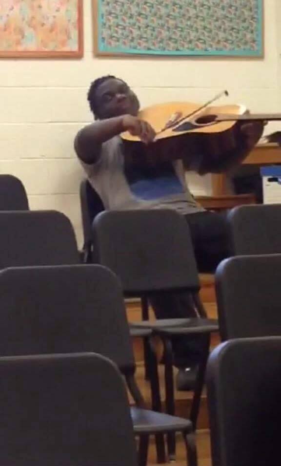 you re high af in music class