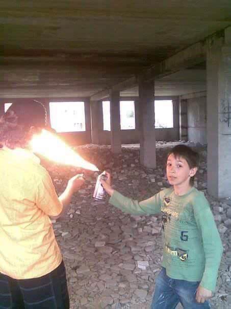 cursed flamethrower