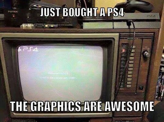 ps4 funny - Putev Just Bought A PS4 Bende The Graphics Are Awesome