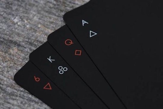 minimal playing cards