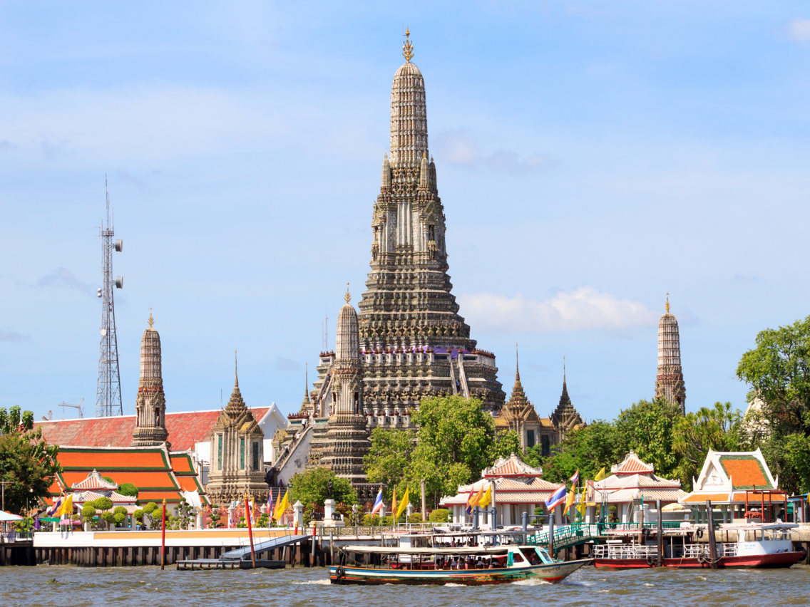 Two tourists from the US were arrested in Thailand after taking nude photos at the Wat Arun temple in Bangkok.

The men traveled around the world posting nude photos on their now-deleted Instagram account, "Traveling Butts," including at the historic temple in Bangkok.

After posting the photo, the tourists were detained, fined for public indecency, and blacklisted from returning to the country.