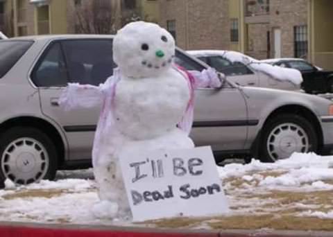 funny snow go away - I'll Be Dead Soon