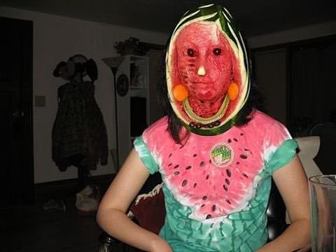 watermelon face