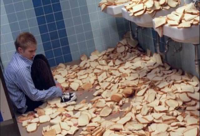 wtf bread in bathroom