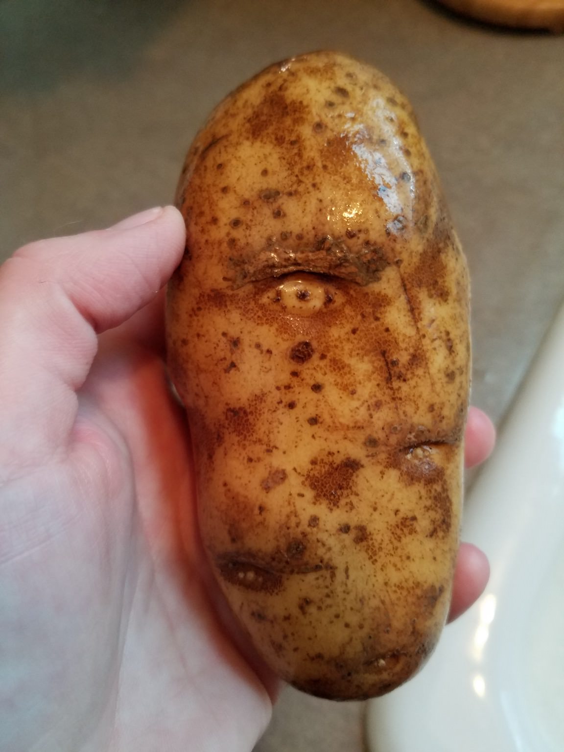 wtf potato with eyes