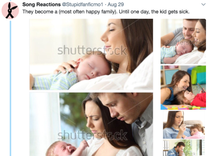 Guy Does A Hilariously Weird Story Out Of Stock Photos That Became A Meme