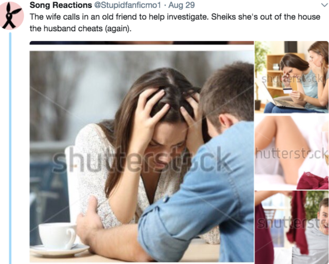 Guy Does A Hilariously Weird Story Out Of Stock Photos That Became A Meme