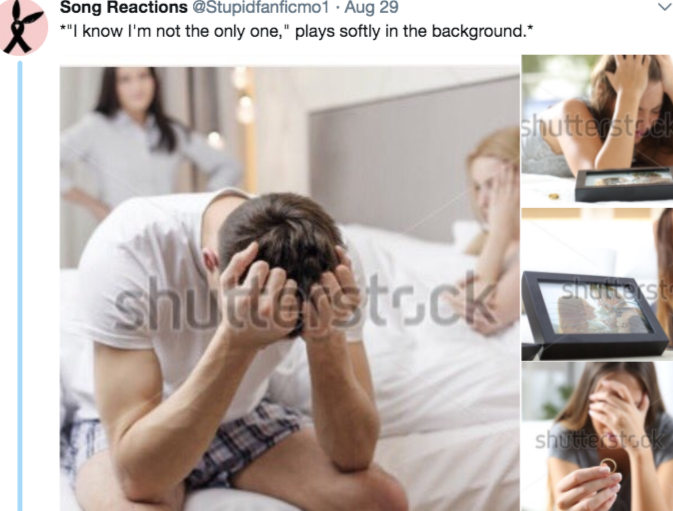 Guy Does A Hilariously Weird Story Out Of Stock Photos That Became A Meme