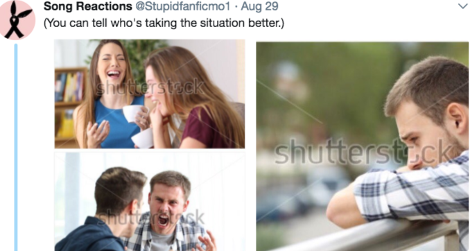 Guy Does A Hilariously Weird Story Out Of Stock Photos That Became A Meme