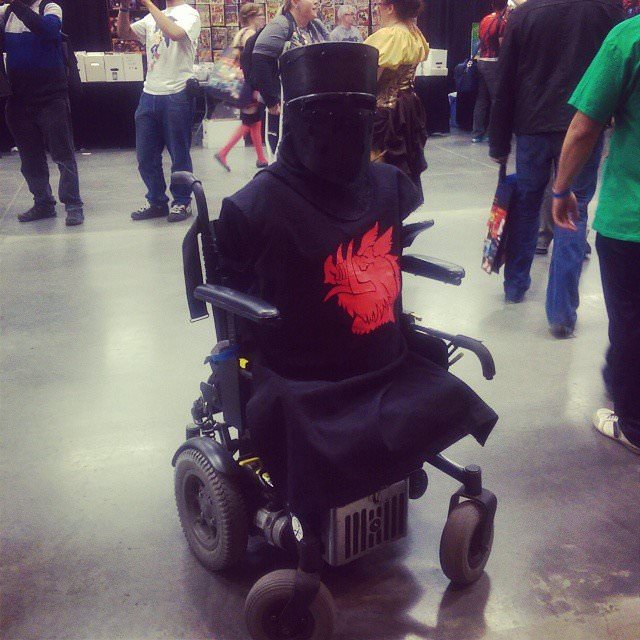 black knight cosplay