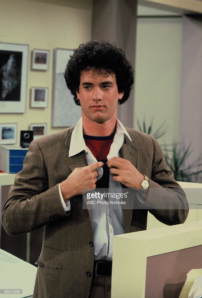 BOSOM BUDDIES - pilot - 11/27/80, Kip Wilson (Tom Hanks, pictured) and Henry Desmond are young admen who solve an acute housing problem by donning wigs and dresses to qualify for residence in a hotel for women