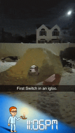 poster - First Switch in an igloo. Hospm
