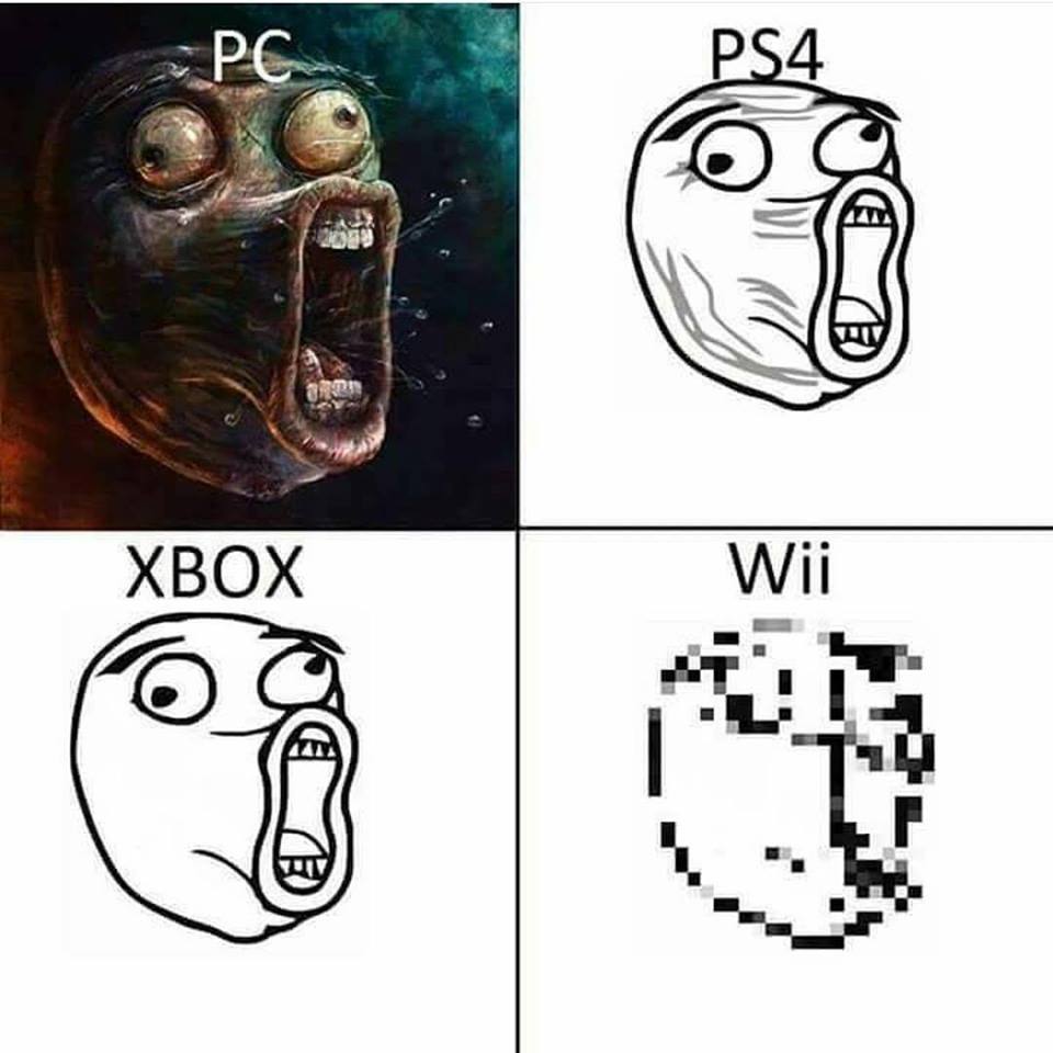 pcmasterrace memes - Pc PS4 Xbox Voiy